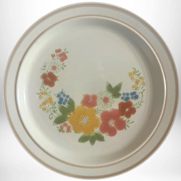 1970s Sweet Flowers Collection Stoneware Made in Japan - Ceramic Stoneware - Picture 2 of 4